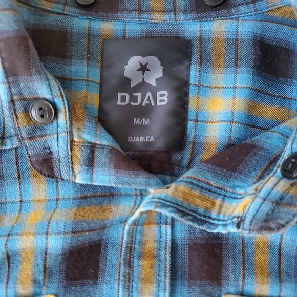 DJAB Blue checkered flannel shirt - Picture 5 of 7